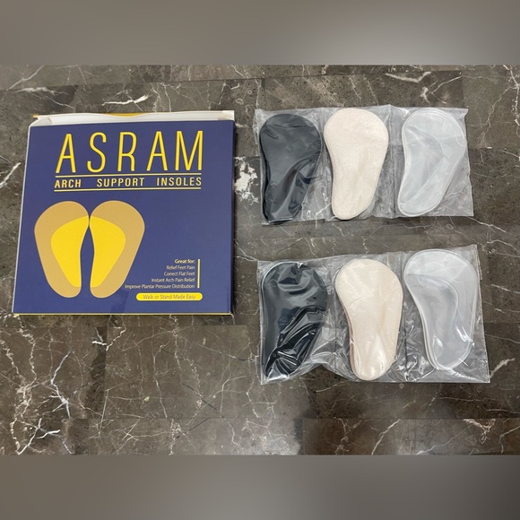 New! Unused! Arch Support,Soft Gel Insole Pads,High Heel Inserts, Reusable Arch - Picture 3 of 11
